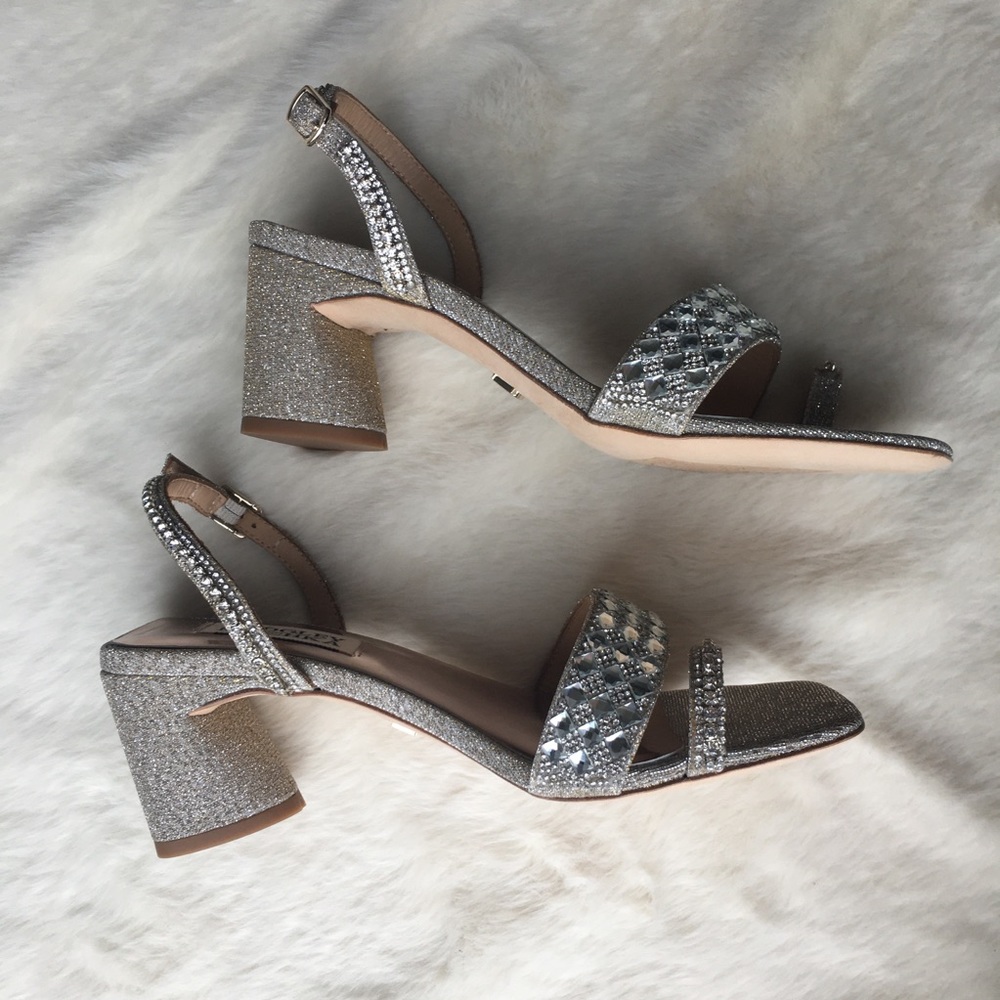 NWOB BADGLEY MISCHKA Beatrice Chunky Block Heel - Picture 12 of 14